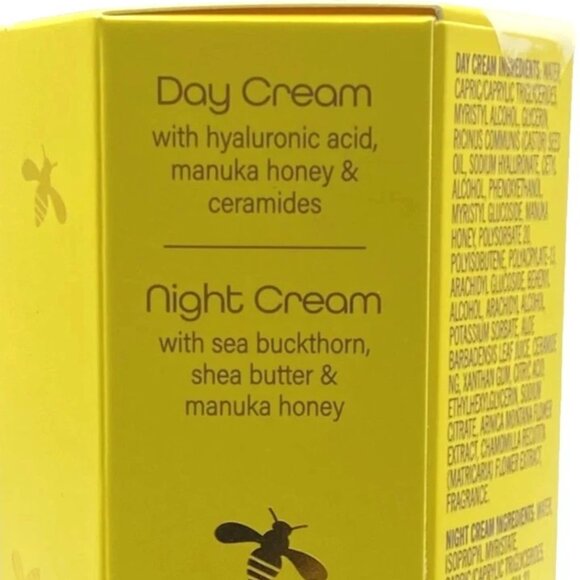 Trader Joe's Honey Hydration Cream Duo - Day Cream + Night Cream 2025 New in Box - Picture 3 of 6